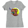 rocket raccoon Ladies Fitted T-Shirt