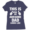 new daddy christmas funny Ladies Fitted T-Shirt