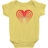 love red Baby Bodysuit
