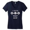 obsessive boating disorder Women's V-Neck T-Shirt