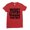 whiskey tango foxtrot Ladies Fitted T-Shirt