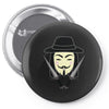 v for vendetta Pin-back button