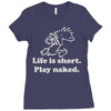 life is short Ladies Fitted T-Shirt