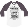 Vintage Aged To Perfection 1960 3/4 Sleeve Shirt