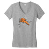 lion Women's V-Neck T-Shirt