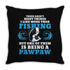 Fishing Pawpaw Throw Pillow