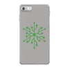 snowflake geek usb green iPhone 7 Case