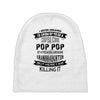 Super Cool Pop Pop Of A Freaking Awesome Granddaughter Baby Beanies