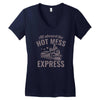 hot mess express Women's V-Neck T-Shirt