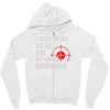 i still mis my ex but my aim is improving Zipper Hoodie