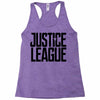 justice league Racerback Tank