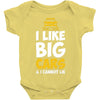 i like big monster cars Baby Bodysuit