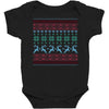 christmas ugly Baby Bodysuit
