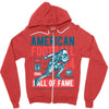 american football Zipper Hoodie