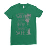 thrones wolf Ladies Fitted T-Shirt