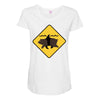 bear shark Maternity Scoop Neck T-shirt