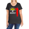 respect batle royal gaming Ladies Curvy T-Shirt