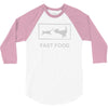 fast food funny 3/4 Sleeve Shirt