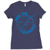 save the narwhales Ladies Fitted T-Shirt