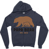 Papa Bear Zipper Hoodie