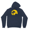 beach silhouette birds sand sunset Hoodie