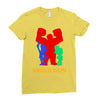 wreck it ralph silhouette Ladies Fitted T-Shirt