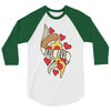 true love pizza slice 3/4 Sleeve Shirt