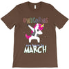 Unicorns are Born in March Dabbing T-Shirt