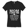 I Love You Mom Women's V-Neck T-Shirt