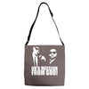 blues brothers inspired on a mission from god funny Adjustable Strap Totes