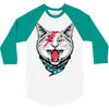 cat rock 3/4 Sleeve Shirt