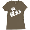 wasd tasten  funny Ladies Fitted T-Shirt