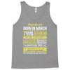 Legends Are Born In March Tank Top