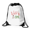 Wild One Drawstring Bags