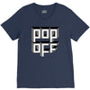 pop off square V-Neck Tee
