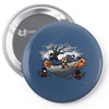 oblivious ninja trick or treat Pin-back button