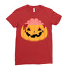 pumpkin brain Ladies Fitted T-Shirt