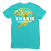 khabib gold eagle Ladies Fitted T-Shirt
