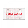 Delta Gamma License Plate