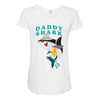Daddy Shark -Shark Do Do Do Maternity Scoop Neck T-shirt