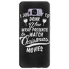 drink wine &amp; watch christmas movies Samsung Galaxy S8 Plus Case