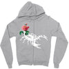 scorpio rose Zipper Hoodie