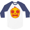 frightened jack o lantern 3/4 Sleeve Shirt