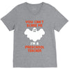 Halloween You Cant Scare Me Im A Preschool Teacher V-Neck Tee