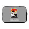mythbusters cartoon t shirt d45 Laptop sleeve