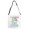 unicorns are born in june cute unicorn Adjustable Strap Totes