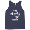 fear no fish bone skeleton Tank Top
