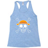 luffy pirate flag Racerback Tank