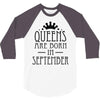 queens are born in september (2) 3/4 Sleeve Shirt