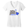 anything unrelated elephants Women's V-Neck T-Shirt